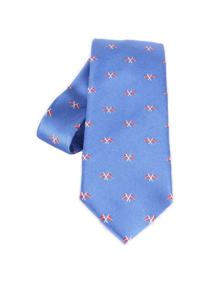 Corbata Banderas Náuticas - Azulina
