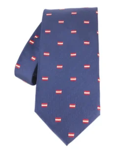 Corbata Banderitas España - Azul Marino 2