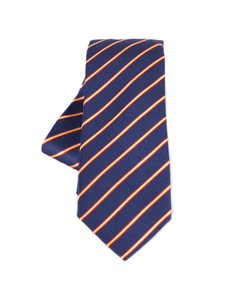 Corbata Bandera España Raya Fina
