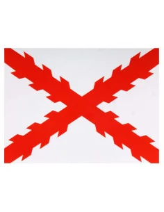 Pegatina Cruz Borgoña
