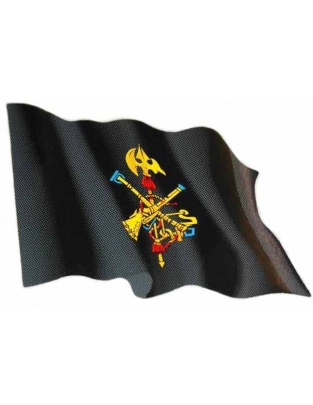 Pegatina Bandera Legión Ondeante