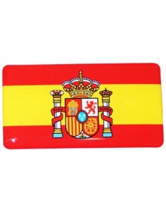 Pegatina Bandera España Actual Relieve