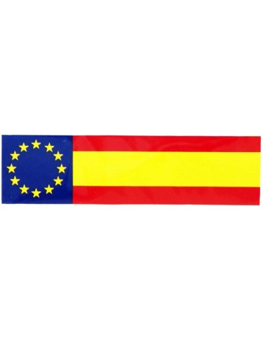 Pegatina España con Logo UE