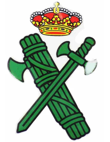 Pegatina Silueta Escudo Guardia Civil