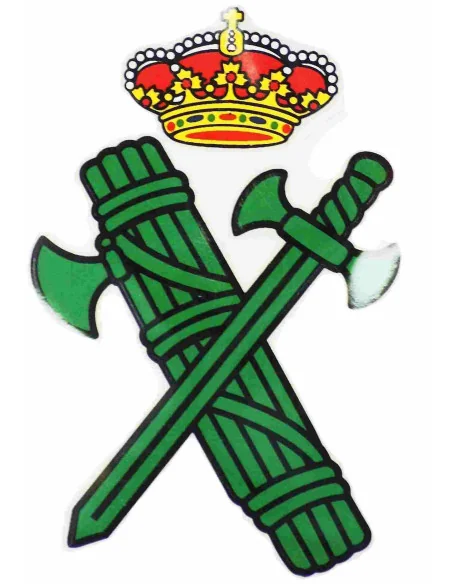 Pegatina Silueta Escudo Guardia Civil