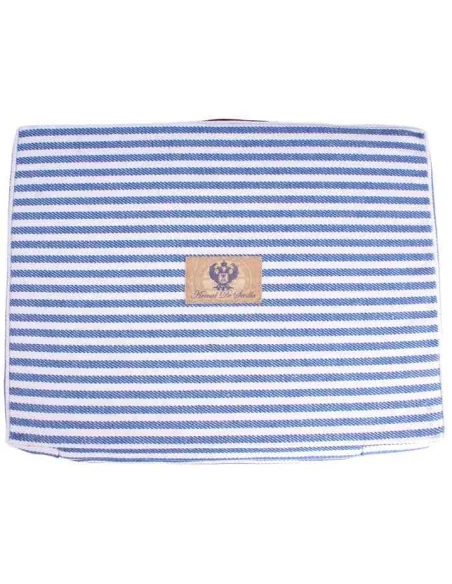 Almohadilla Azul y Blanca