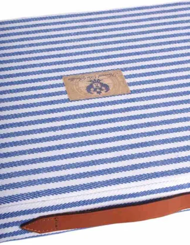 Almohadilla Azul y Blanca