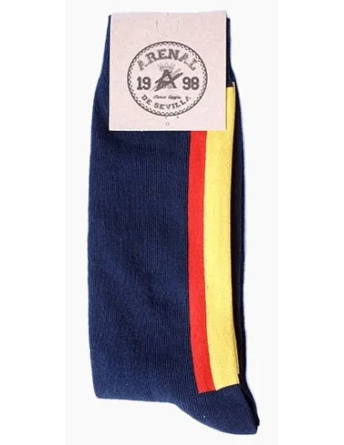 Calcetines Marinos con Bandera de Espana