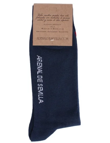 Calcetines Marinos con Bandera de Espana