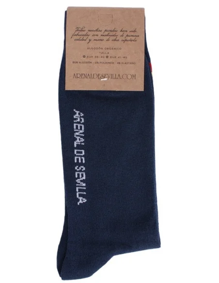 Calcetines Marinos con Bandera de Espana