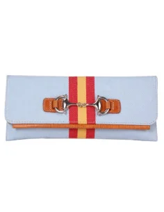 Cartera de Mano Celeste Bandera España 2