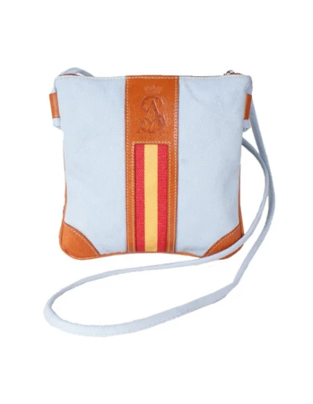 Bandolera de Lona en Celeste