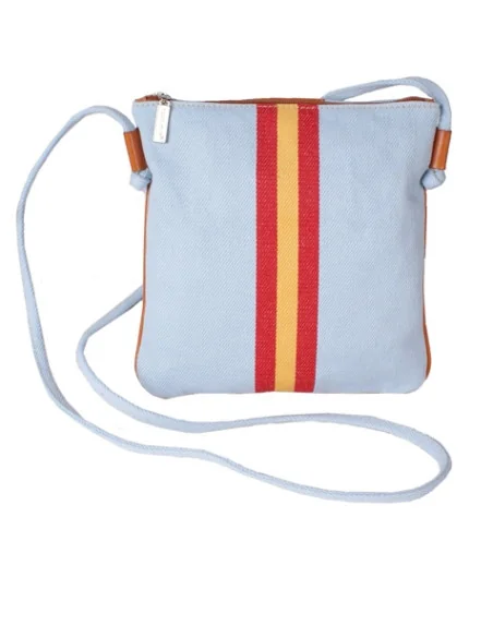 Bandolera de Lona en Celeste