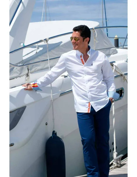 Camisa Hombre Detalles Bandera España