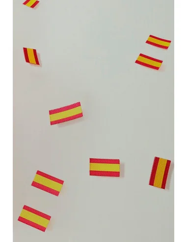 Pack 2 Parches Bandera España Sin Escudo Mini