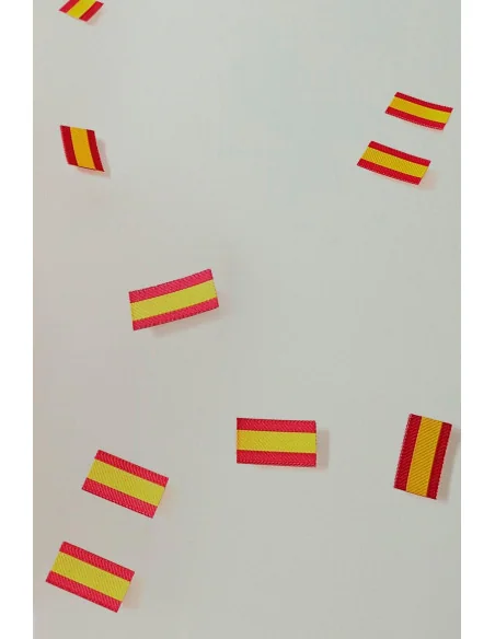 Pack 2 Parches Bandera España Sin Escudo Mini