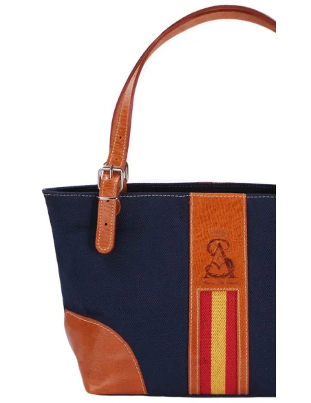 Bolso Bandera España Manta Estribera Azul Marino