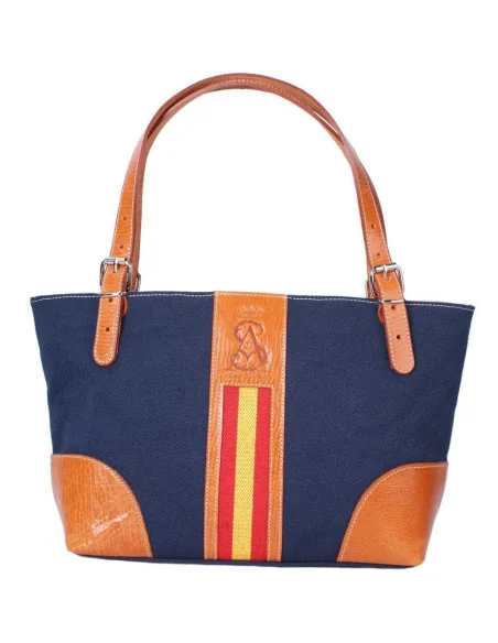 Bolso Bandera España Manta Estribera Azul Marino
