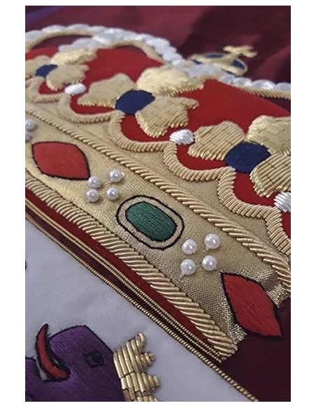 Bandera Real de Felipe VI Bordada a Mano