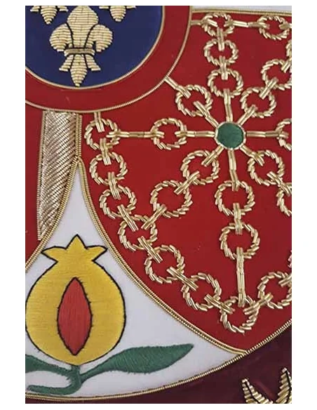 Bandera Real de Felipe VI Bordada a Mano
