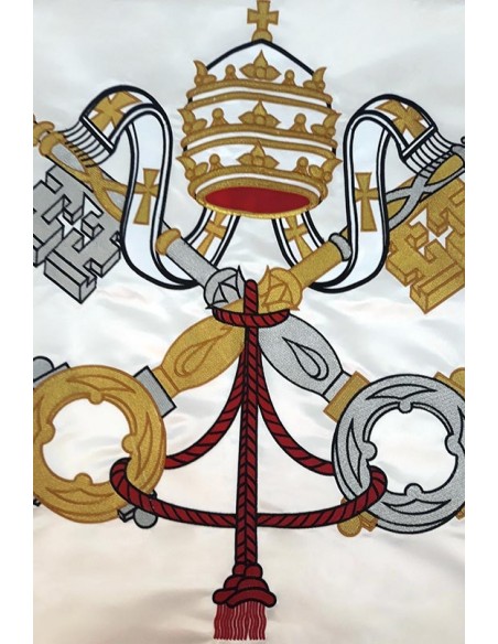 Bandera del Vaticano Bordada a Máquina