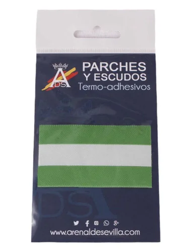 Parche Bandera Andalucia Sin Escudo