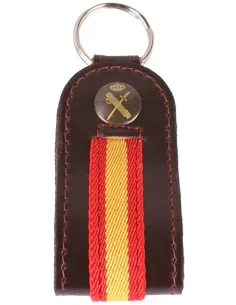 Llavero España Guardia Civil-Marrón