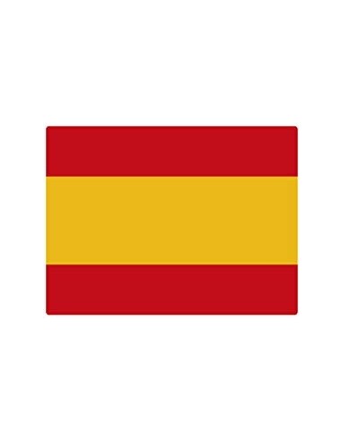 Pegatina bandera España pequeña