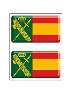 Pegatina Guardia Civil Relieve x2