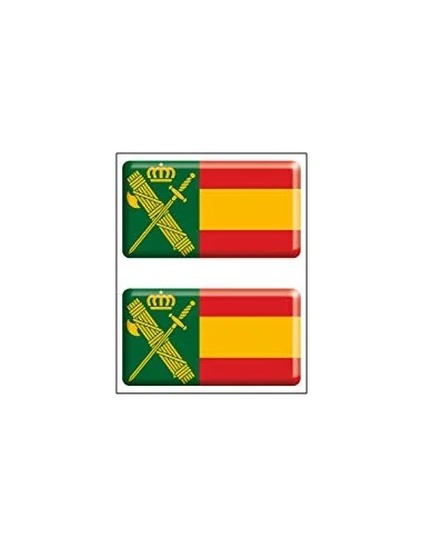 Pegatina Guardia Civil Relieve x2