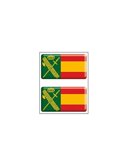 Pegatina Guardia Civil Relieve x2