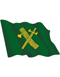 Pegatina Bandera Guardia Civil Ondeante
