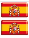 Pegatina Bandera España Actual x2