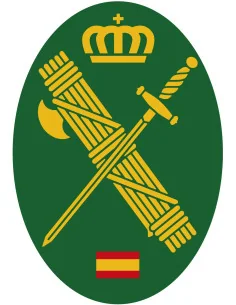 Pegatina Guardia Civil Pequeña Ovalada