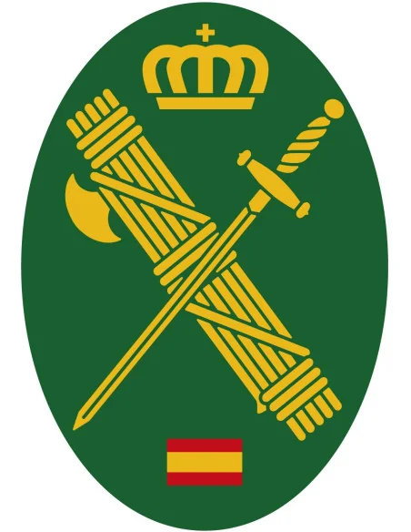 Pegatina Guardia Civil Pequeña Ovalada