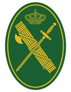 Pegatina Guardia Civil Mediana Ovalada