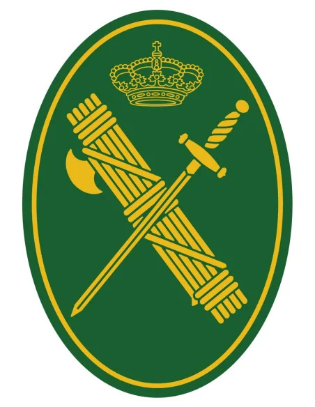 Pegatina Guardia Civil Mediana Ovalada