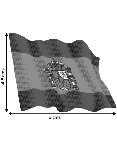 Pegatina Bandera España Actual Ondeante