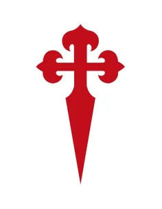 Pegatina Cruz de Santiago