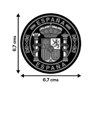 Pegatina con el Escudo de España