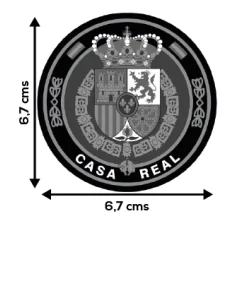 Pegatina Casa Real con el Escudo de Felipe VI 2