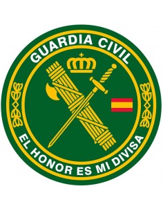 Pegatina Redonda Guardia Civil Pequeña