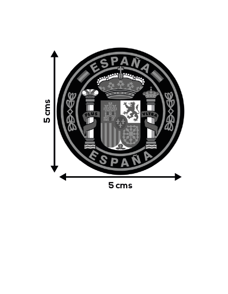 Pegatina con el Escudo de España