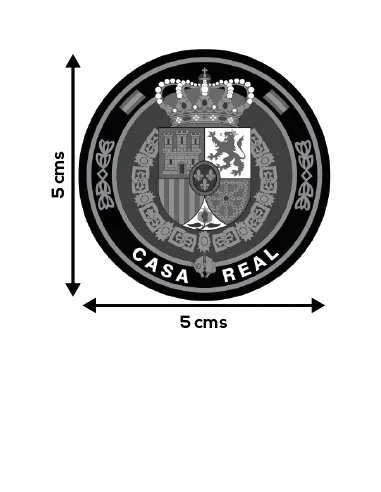 Pegatina Casa Real con el Escudo de Felipe VI