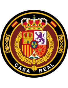 Pegatina Casa Real con el Escudo de Felipe VI