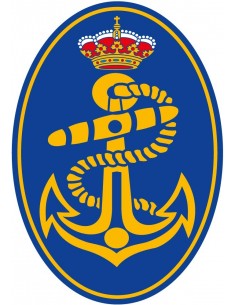 Pegatina Armada Española Ovalada