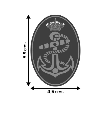 Pegatina Armada Española Ovalada