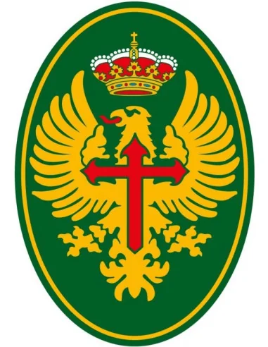 Pegatina Ejercito de Tierra Pequeña Ovalada