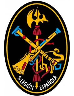 Pegatina Legión Ovalada con Escudo en Color