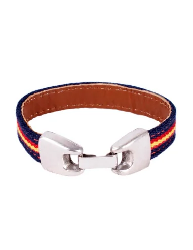 Pulsera Loneta Azul Bandera España